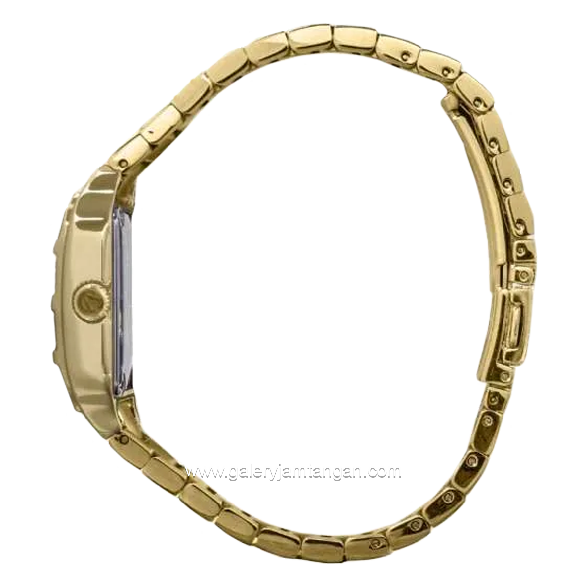 CHRIST VERRA LUMINA CV 514823L-12 WHT/MOP Gold Dial White Stainless Steel