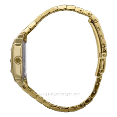 CHRIST VERRA LUMINA CV 514823L-12 WHT/MOP Gold Dial White Stainless Steel