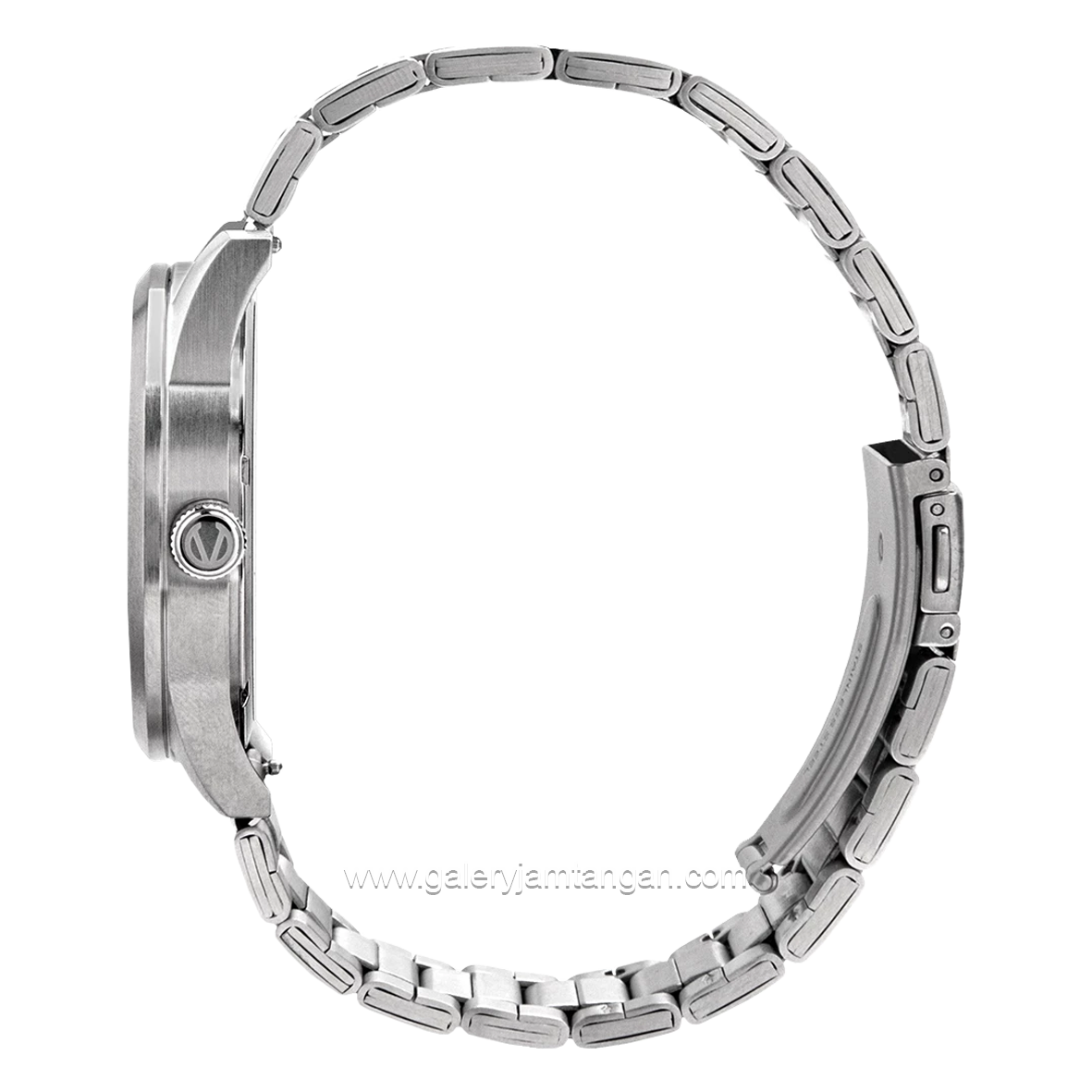 CHRIST VERRA Solar Tech CV 215483G-11 BLU Silver Stainless Steel Free Strap Canvas