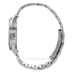 CHRIST VERRA Solar Tech CV 215483G-11 BLU Silver Stainless Steel Free Strap Canvas