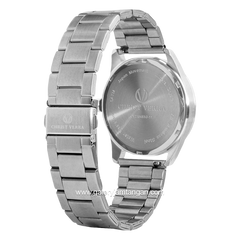 CHRIST VERRA Solar Tech CV 215483G-11 BLU Silver Stainless Steel Free Strap Canvas