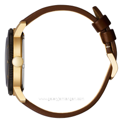 CITIZEN ECO DRIVE AW0079-13X Brown Dial Brown Leather Strap