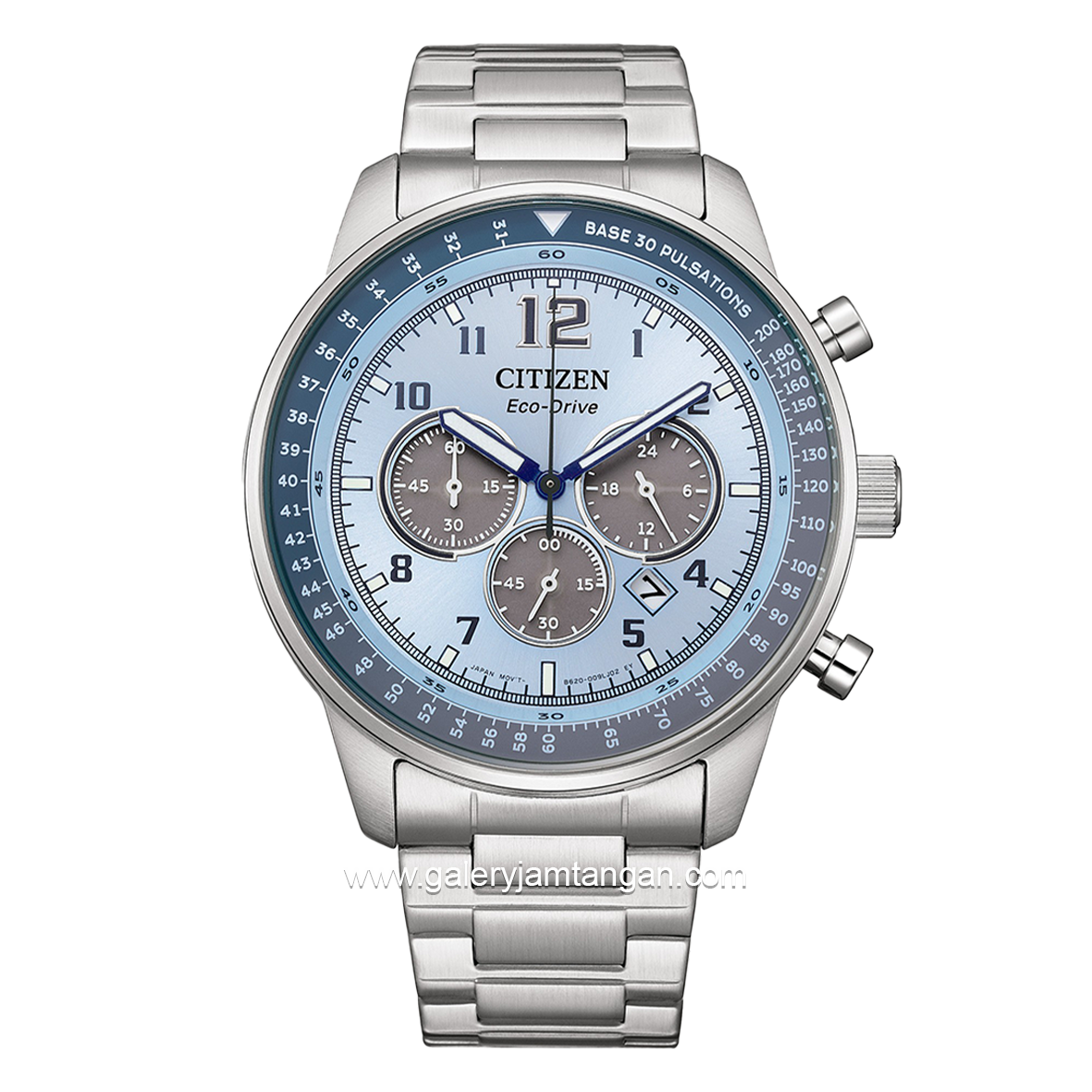 CITIZEN ECO DRIVE CA4500-83M Silver Dial Blue Stainless Steel Strap