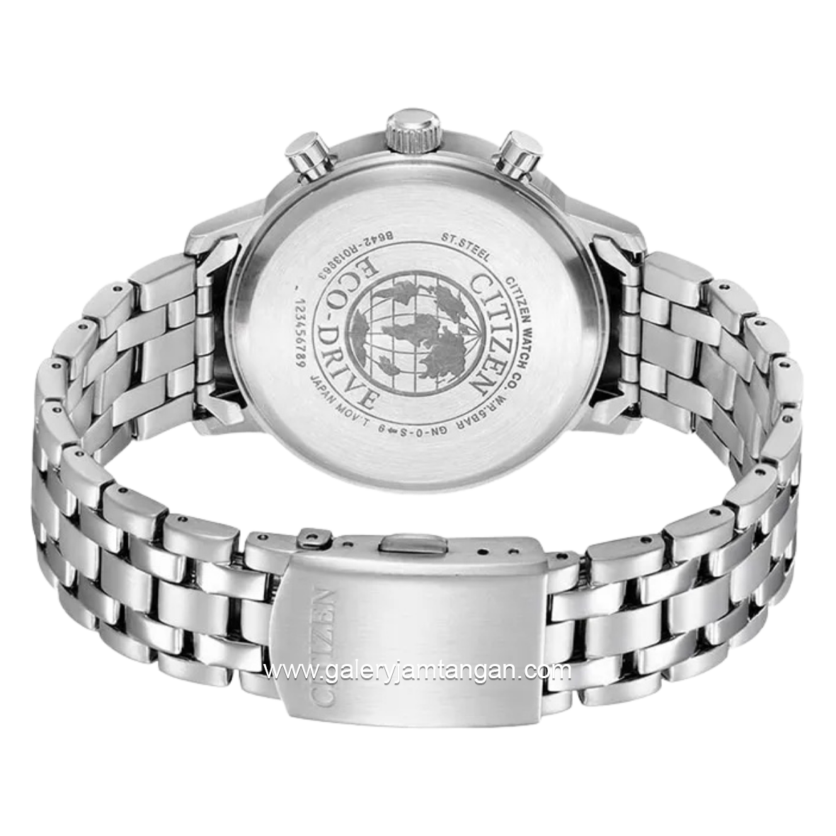 CITIZEN CA7060-88L Chronograph Blue Dial Stainless Steel Strap