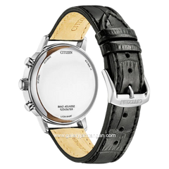 CITIZEN CA7069-24X Eco Drive Black Leather Strap