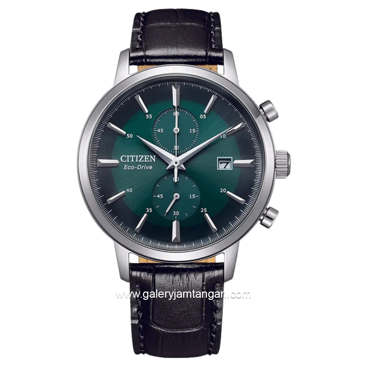 CITIZEN CA7069-24X Eco Drive Black Leather Strap