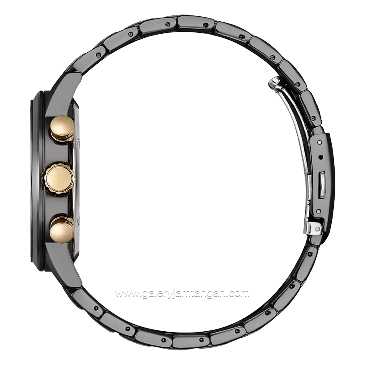 CITIZEN ECO DRIVE CA0746-85E Black Crown Rosegold Stainless Steel