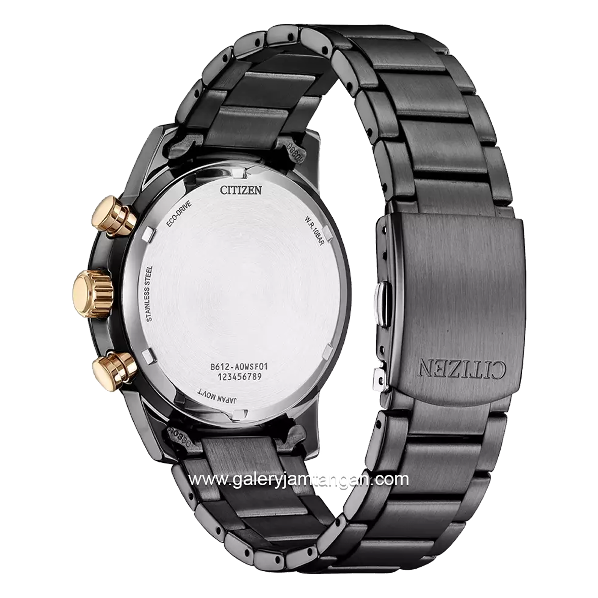 CITIZEN ECO DRIVE CA0746-85X Black Dial Green Stainless Steel