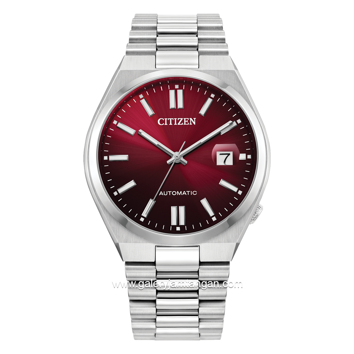 CITIZEN TSUYOSA CTZ NJ0150-56W Silver Dial Red Automatic Stainless Steel