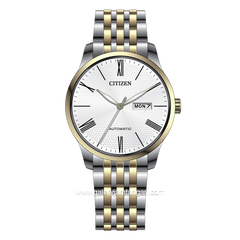 CITIZEN NH8354-58A Automatic Silver Dial White Stainless Steel Strap