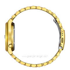 CITIZEN TSUYOSA NJ0152-51X Automatic Gold Dial Green Stainless Steel Strap