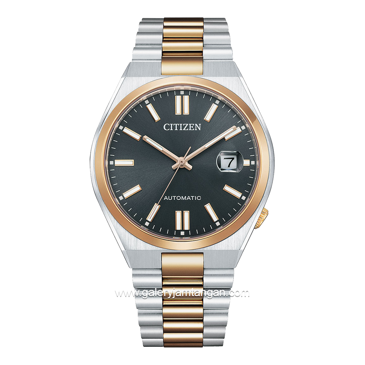 CITIZEN MECHANICAL NJ0154-80H Silver Dial Grey Stainless Steel Strap