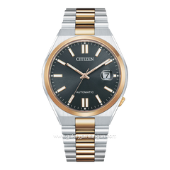 CITIZEN MECHANICAL NJ0154-80H Silver Dial Grey Stainless Steel Strap