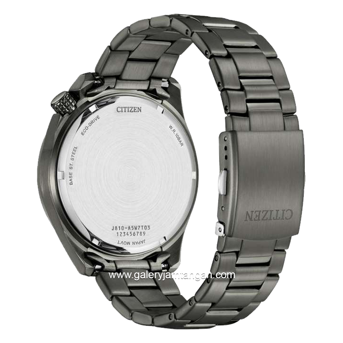 CITIZEN CTZ AW1717-81X Eco-Drive Grey Dial Green Gunmetal Stainless Steel
