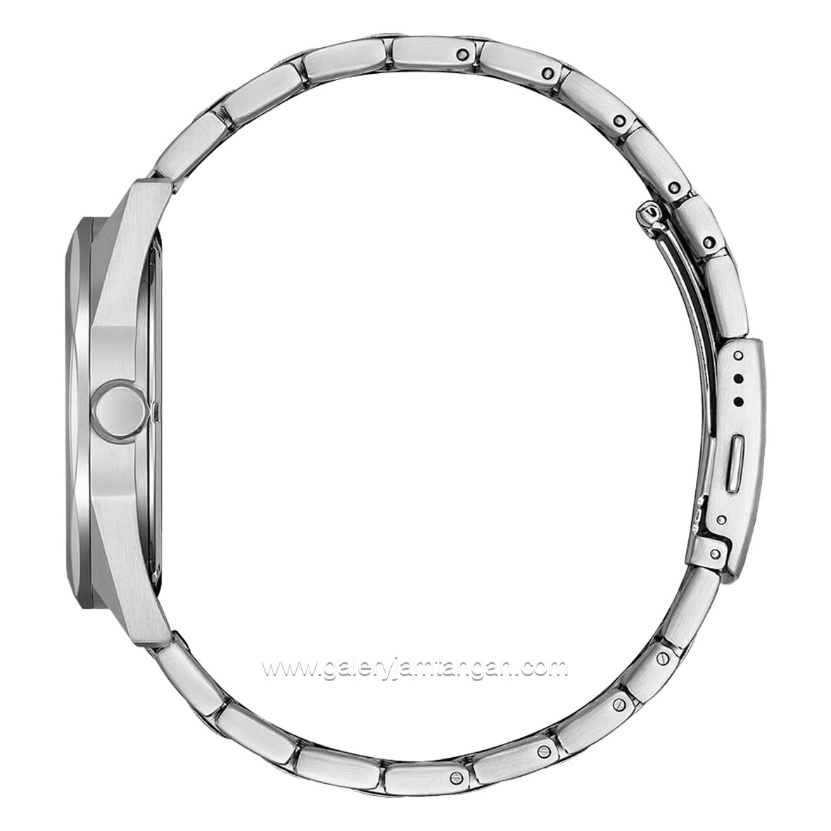 CITIZEN BM7600-81E Eco Drive Silver Dial Black Stainless Steel