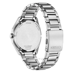 CITIZEN BM7600-81E Eco Drive Silver Dial Black Stainless Steel