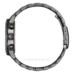CITIZEN CTZ AT2527-80X Eco Drive Black Dial Green Chronograph Stainless Steel