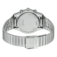 CITIZEN CTZ AT2540-57E Eco-Drive Silver Dial Black Chronograph Stainless Steel