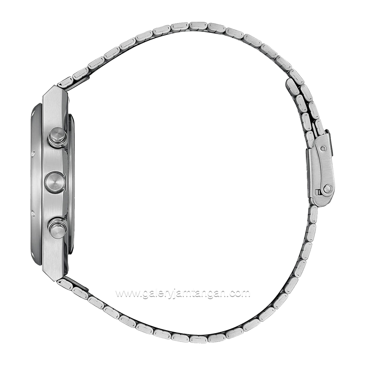 CITIZEN CTZ AT2541-54A Eco-Drive Silver Black Dial White Chronograph Stainless Steel