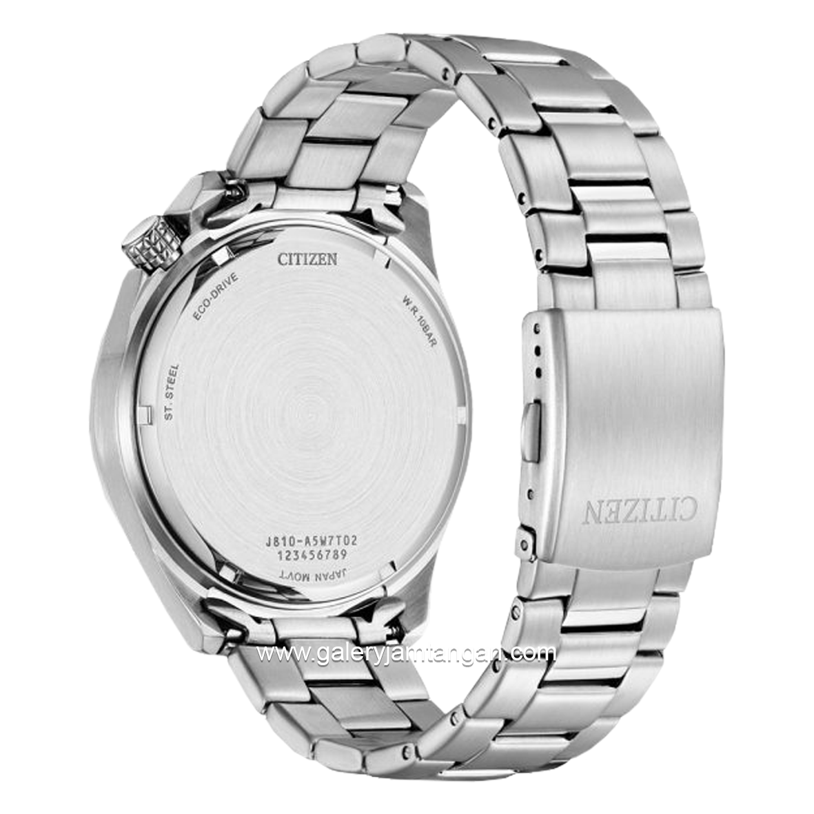 CITIZEN CTZ AW1716-83L Eco-Drive Silver Dial Blue Stainless Steel