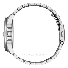 CITIZEN CTZ AW1810-85L Eco-Drive Silver Dial Blue Stainless Steel