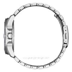 CITIZEN CTZ AW1816-89E Eco-Drive Silver Dial Black Stainless Steel