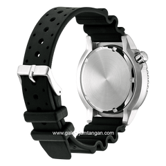 CITIZEN PROMASTER BN0158-18X Black SIlver Dial Green Rubber Strap