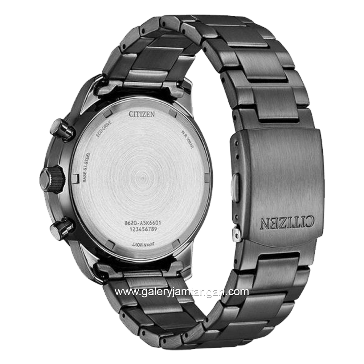 CITIZEN CTZ CA4507-84X Black Dial Green Eco Drive Stainless Steel
