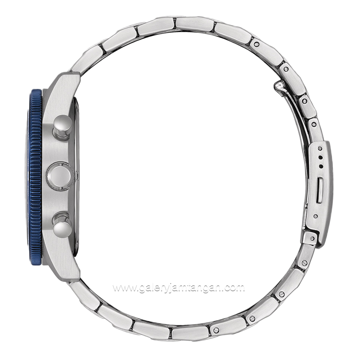 CITIZEN CTZ CA4554-84H Eco-Drive Silver Ring Blue Dial White Chronograph