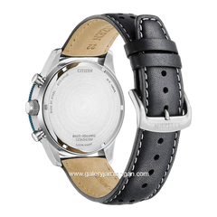 CITIZEN CTZ CA4558-16E Eco-Drive Black Silver Dial Black Leather