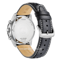 CITIZEN CTZ CA4559-13A Eco-Drive Black Dial Beige Chronograph Leather