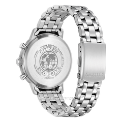 CITIZEN CTZ CA7060-88E Eco Drive Silver Dial Black Stainless Steel