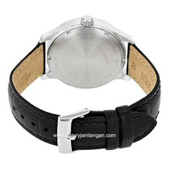 CITIZEN CTZ NH8350-08E Black Silver Automatic Leather Strap