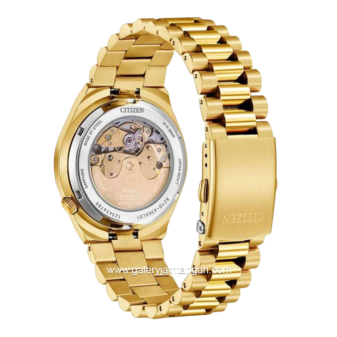 CITIZEN TSUYOSA CTZ NJ0153-82X Rosegold Dial Red Automatic Stainless Steel