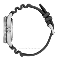 CITIZEN CTZ NY0120-01E Black Silver Dial Black Rubber Automatic Divers