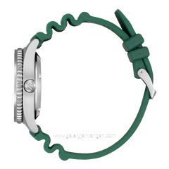 CITIZEN CTZ NY0121-09X Green Silver Dial Green Rubber Automatic Divers