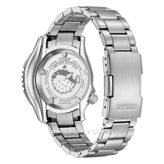 CITIZEN CTZ NY0168-64A Grey Dial White Automatic Stainless Steel