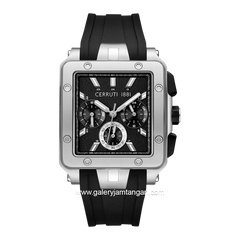 CERRUTI 1881 CIWGQ0084901 Odissea Master Black Rubber Strap