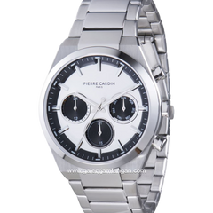 PIERRE CARDIN BATIGNOLLES INFLUENTIAL CML.0003 Silver Dial White