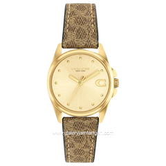 COACH 14504107 Greyson Champagne Brown Strap