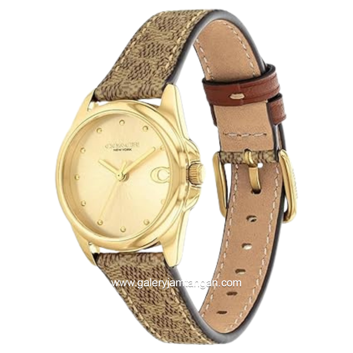 COACH 14504107 Greyson Champagne Brown Strap
