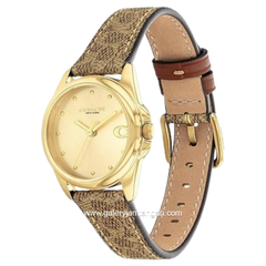 COACH 14504107 Greyson Champagne Brown Strap