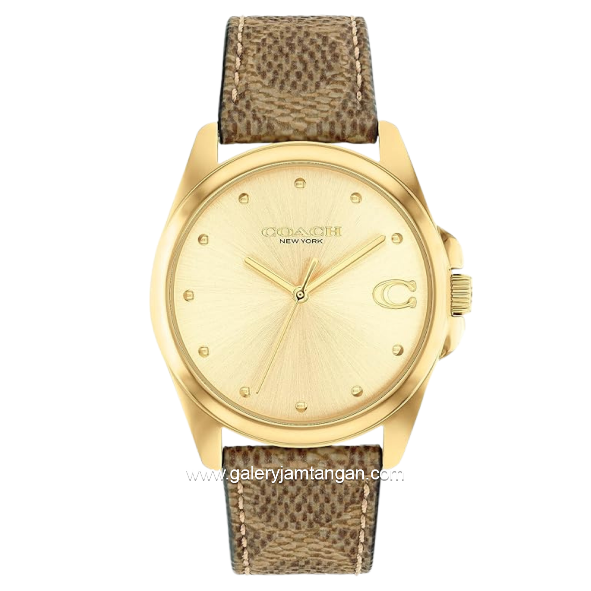 COACH GREYSON 14504111 Champagne Brown Strap