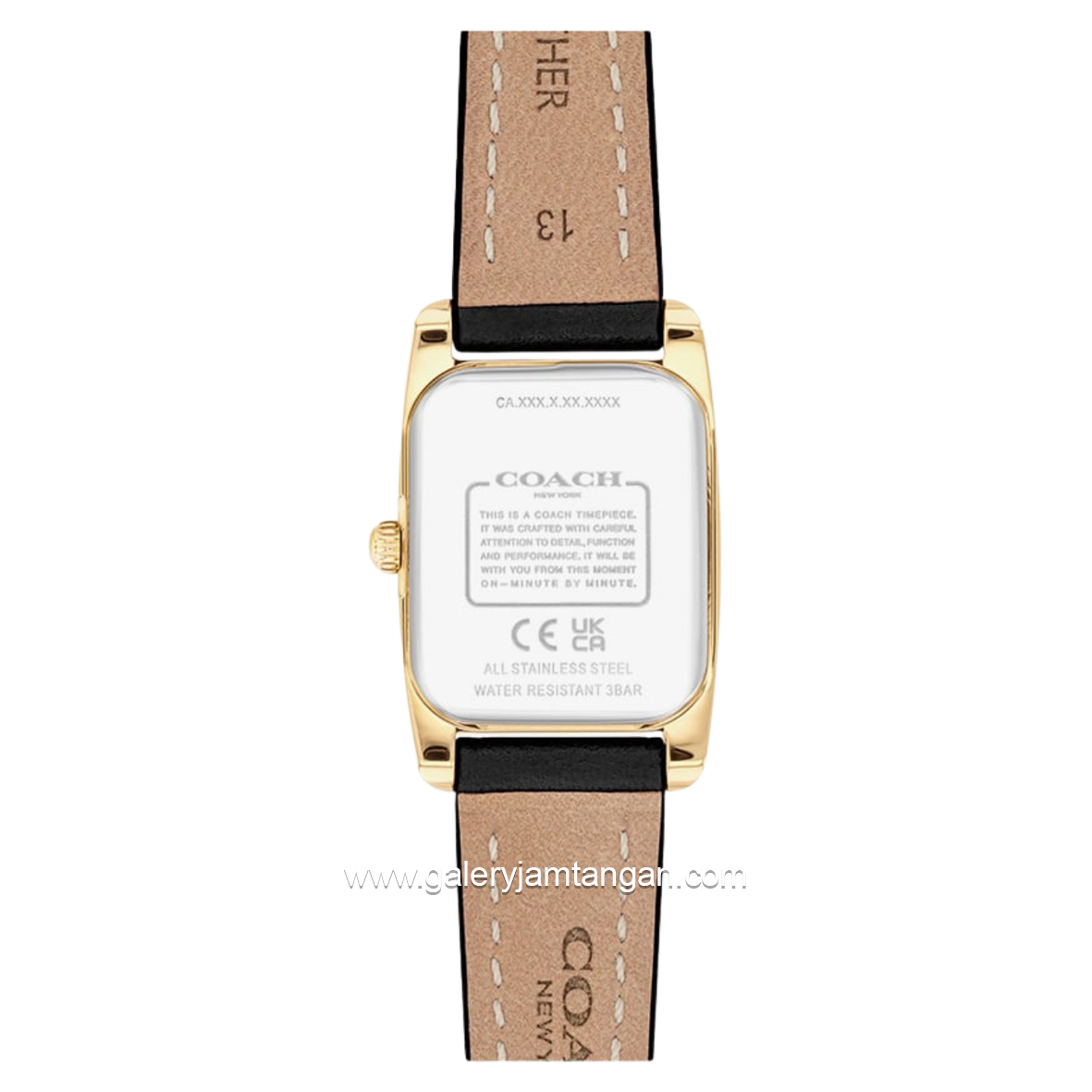 COACH 14504647 Reese Black Leather Strap