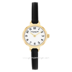 COACH 14504654 Iris Black Leather Strap