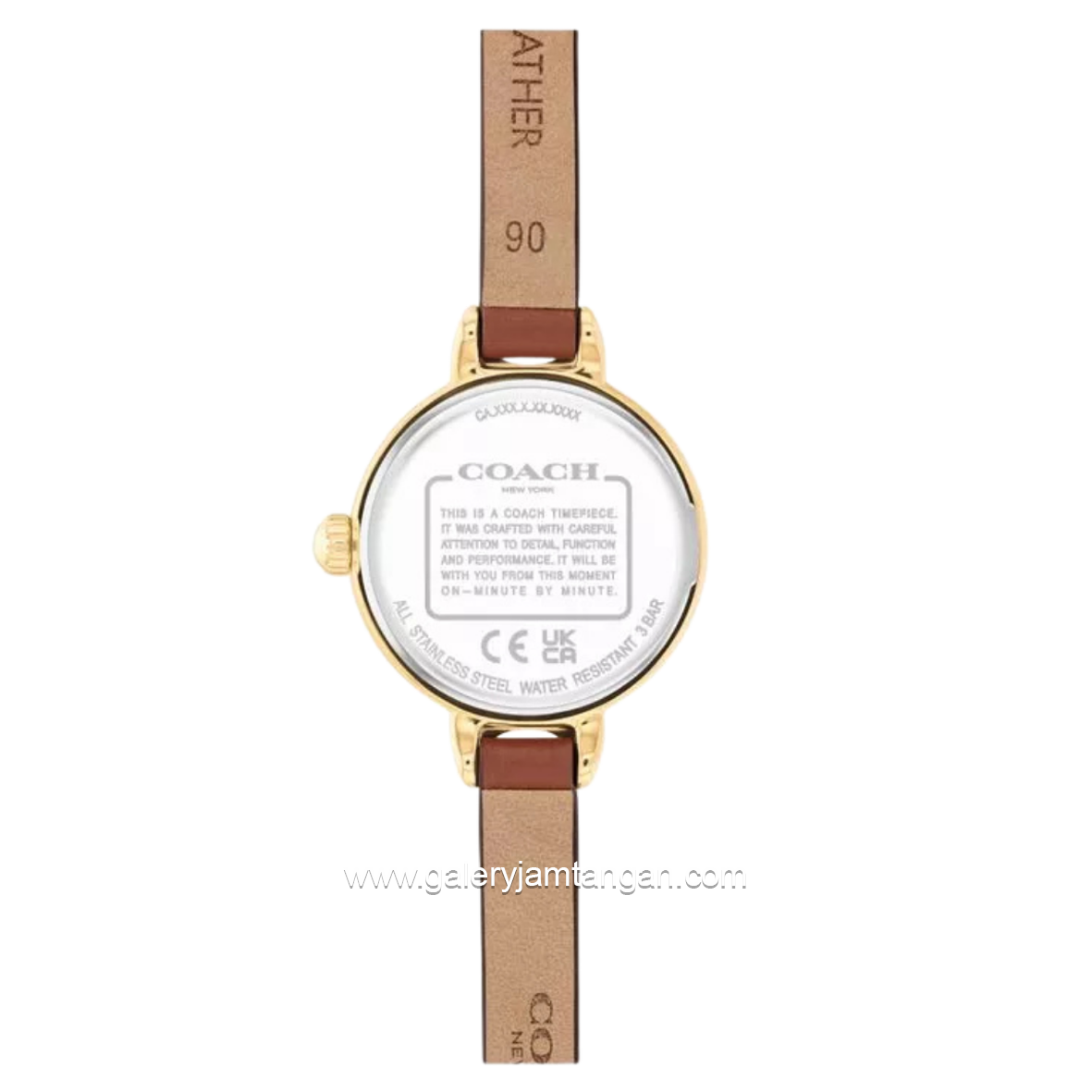 COACH 14504656 Iris Lea Brown Leather Strap
