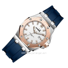 CONDOTTI IMPECCABILE CN1089-SRG01-PO4 Navy Ring Rosegold Rubber Strap