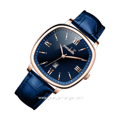 CONDOTTI VECCHIO CN1087-RG04-L04 Blue Rosegold Leather Strap