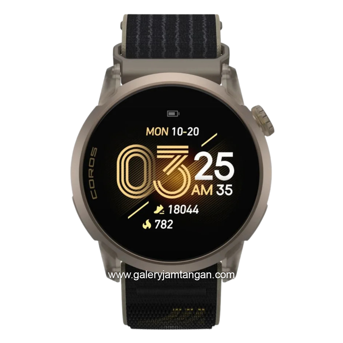 COROS PACE 4 JACOB INGEBRIGSTEN Black Gold Nylon Strap