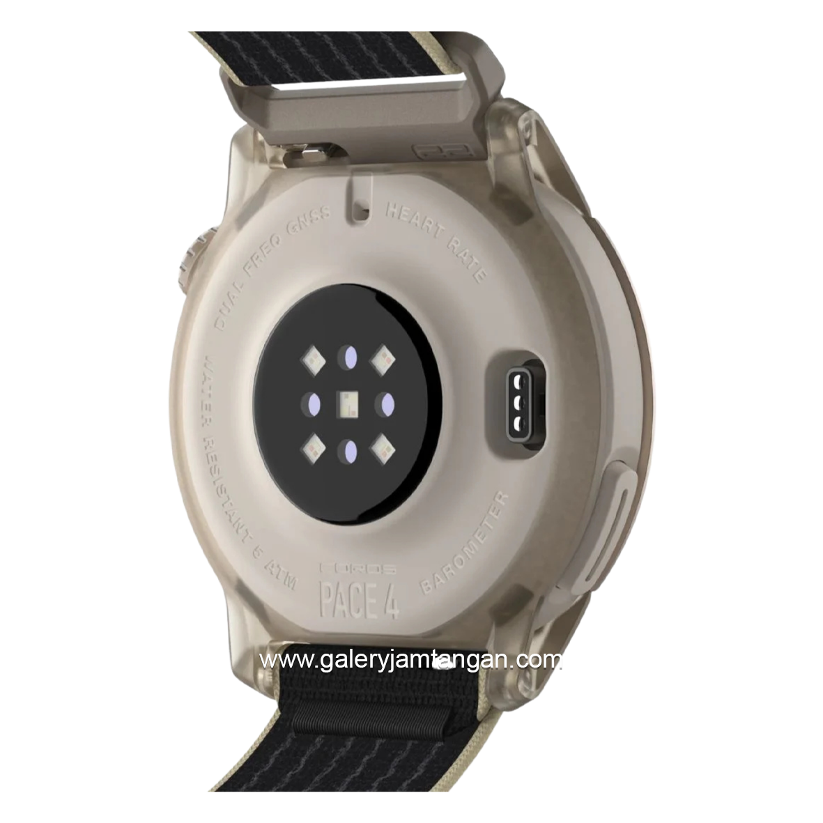 COROS PACE 4 JACOB INGEBRIGSTEN Black Gold Nylon Strap